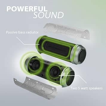 Avantree Cyclone Portable Bluetooth Speakers Black New