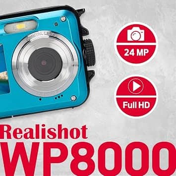 AgfaPhoto WP8000 Digital Cameras Blue New Body Only