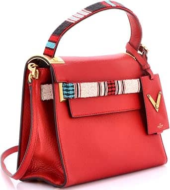 Valentino Garavani Rockstud Top Handle Women's bags Small Red Leather New