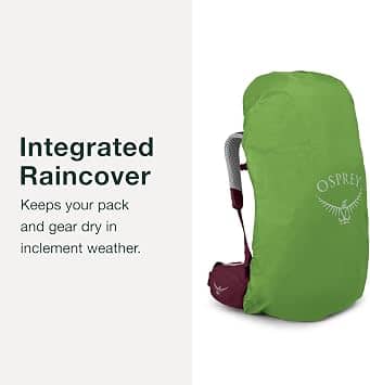 Osprey Aura AG LT Backpack Women's bags Green 65L WXS/S Used - Like New