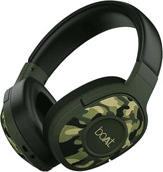 boAt Rockerz 550 Headphones & Earbuds Green New