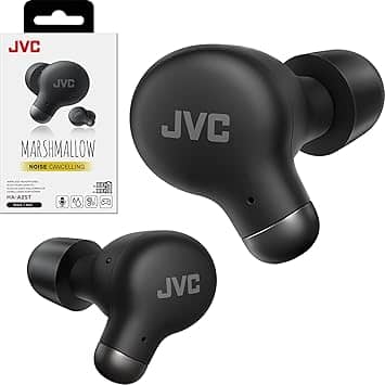 JVC Marshmallow Plus Headphones & Earbuds Black New
