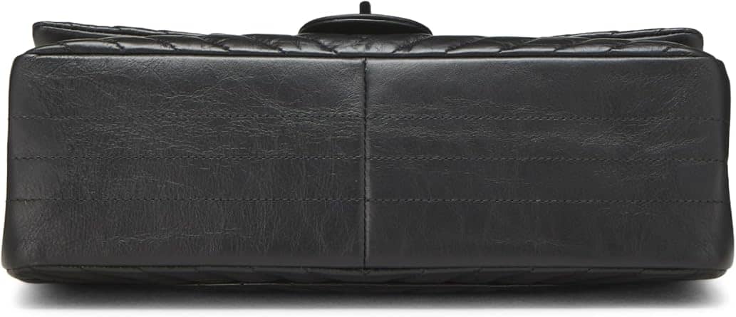Chanel 2.55 Reissue Shoulder Bag Women's bags Black Aged Calfskin So Black New