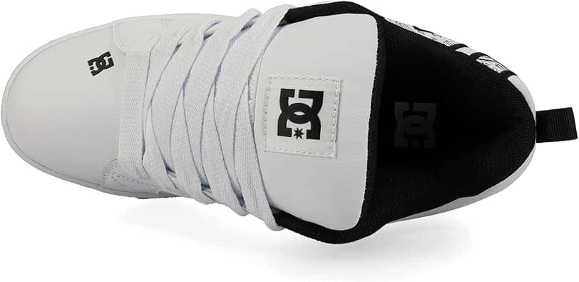 DC Shoes Court Graffik Sneaker White 8 New