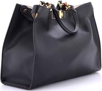 Fendi Peekaboo Tote Women's bags Small Black Leather New