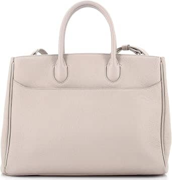 Burberry Rocking Horse Tote Women's bags Small Grey Grainy Leather New