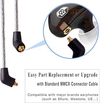BASN BSG-MC100 Headphones & Earbuds Brown New