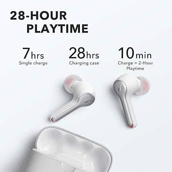 Soundcore A3910021 Headphones & Earbuds White New