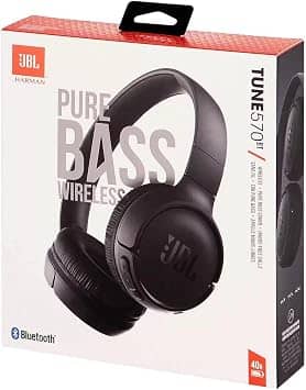 JBL JBLT570BTBLKAM-CC Headphones & Earbuds Black New