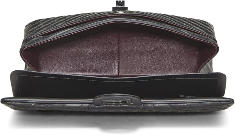 Chanel 2.55 Reissue Shoulder Bag Women's bags Black Aged Calfskin So Black New