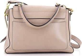 Chloé Faye Day Shoulder Bag Women's bags Small Motty Grey Leather New