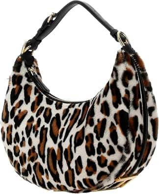 Fendi Fendigraphy Shoulder Bag Women's bags Nano White Shearling New