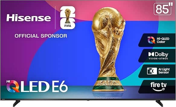 Hisense E6QF TVs 43 inch New
