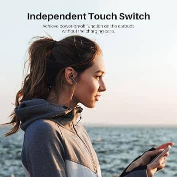 Tribit FlyBuds C2 Headphones & Earbuds Black New