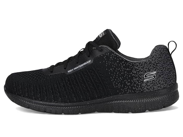 Skechers Virtue Sneaker Black Full Size Run New