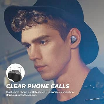 SoundPEATS H1 Headphones & Earbuds Black New