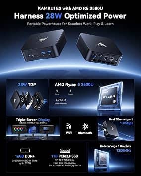 KAMRUI E3 Computers New