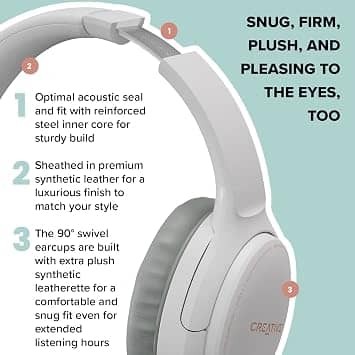 Creative EF1010 Headphones & Earbuds White New