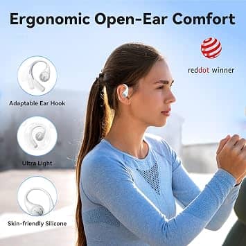 EarFun OpenJump Headphones & Earbuds Black New
