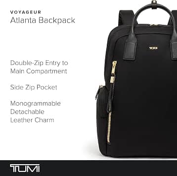 Tumi Atlanta Backpack Women's bags Black/Gold New