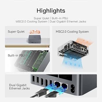 Beelink EQR5-5625U Computers New