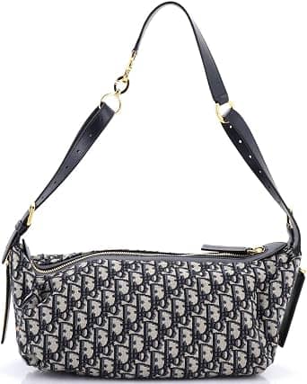 Dior D-Journey Shoulder Bag Women's bags Small White Calfskin Gold New