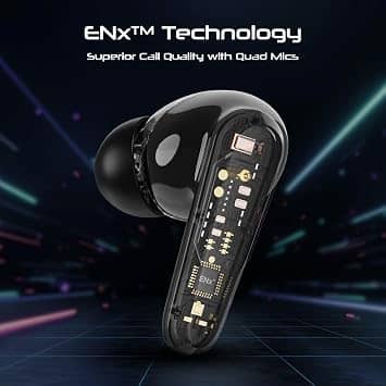 boAt Immortal 181 Headphones & Earbuds Black New