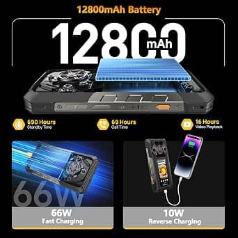 Ulefone Armor 30 Pro 5G Cell Phones Black 512GB Unlocked New