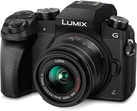 Panasonic LUMIX G7KK Digital Cameras Black New w/ 14-42mm Kit