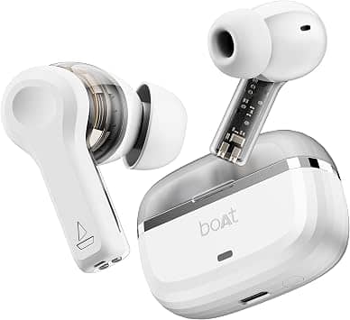 boAt Nirvana Space Headphones & Earbuds White New