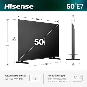 Hisense E7SF TVs 55 inch New