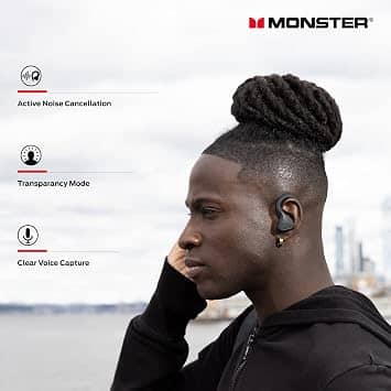 Monster DNA FIT Headphones & Earbuds Black New