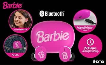 eKids Mi-B18BE Headphones & Earbuds Barbie New