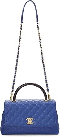 Chanel Coco Handle Shoulder Bag Women's bags Mini Purple Quilted Iridescent New