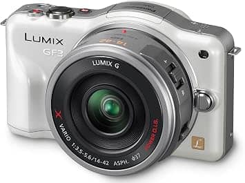 Panasonic LUMIX GF3XW Digital Cameras White New w/ 14-42mm Kit