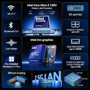 GEEKOM IT12 Pro Computers New
