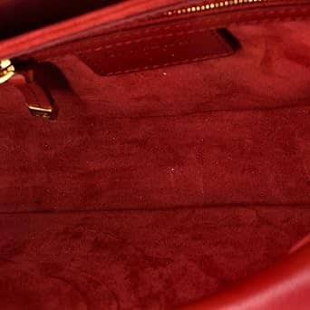 Dior Dior Jolie Top Handle Women's bags Small Red Lambskin Unspecified New
