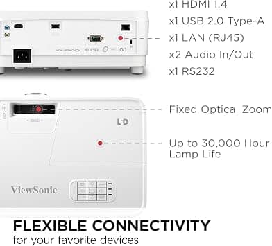 ViewSonic LS560WH-CR Projectors Refurbished - Excellent