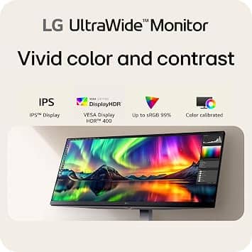 LG 34U530A-W Monitors New