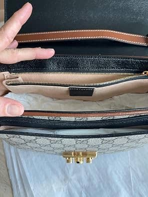 Gucci Gucci Padlock Shoulder Bag Women's bags Unspecified Black GG Supreme Canvas New