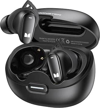 Monster W26 Headphones & Earbuds Black New