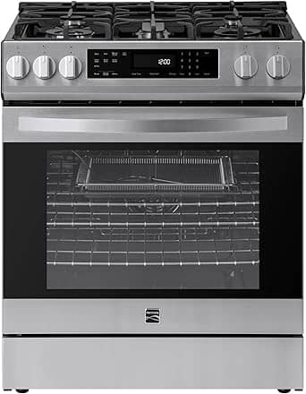 Kenmore 5.6 cu. ft. Front Control Gas Range Oven with 5 Cooktop Burners Gas Ranges New