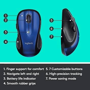 Logitech M510 Mice Red New