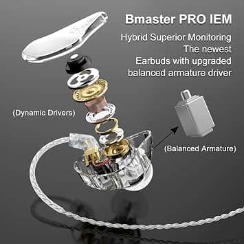 BASN Bmaster Pro Headphones & Earbuds Black New