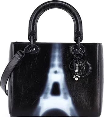 Dior Lady Dior Top Handle Women's bags Unspecified Black Leather New