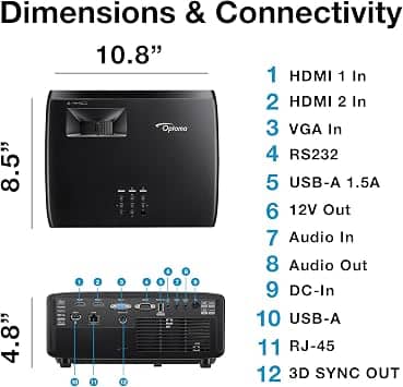 Optoma HZ41 Projectors New