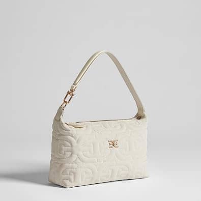Sam Edelman Ethyl Top-Zip Demi Shoulder Women's bags White New