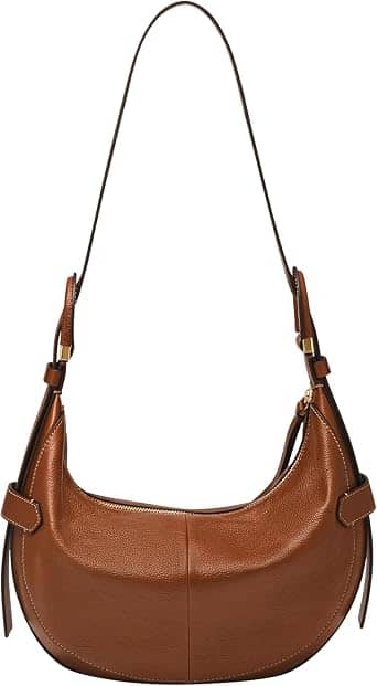 Fossil Harwell Shoulder Bag Women's bags Small Brown Haircalf New