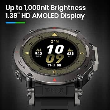 Amazfit t-rex ultra,ultra Smartwatches Black 47mm New
