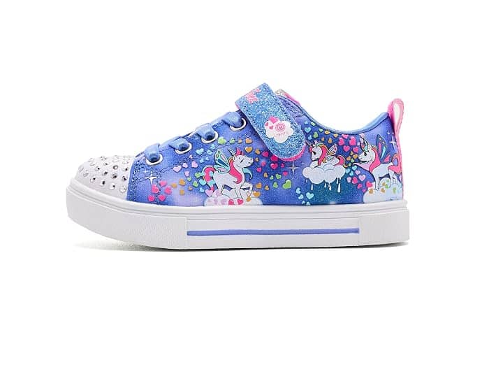 Skechers Twinkle Sparks Sneaker Pink Full Size Run New